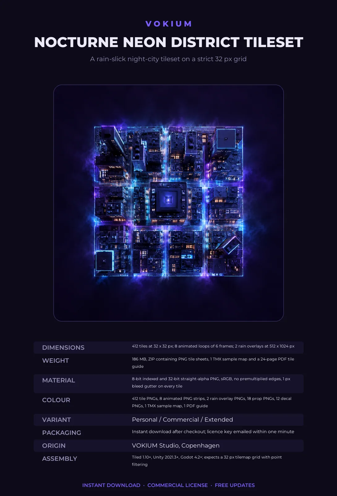 Nocturne Neon District Tileset - Image 9